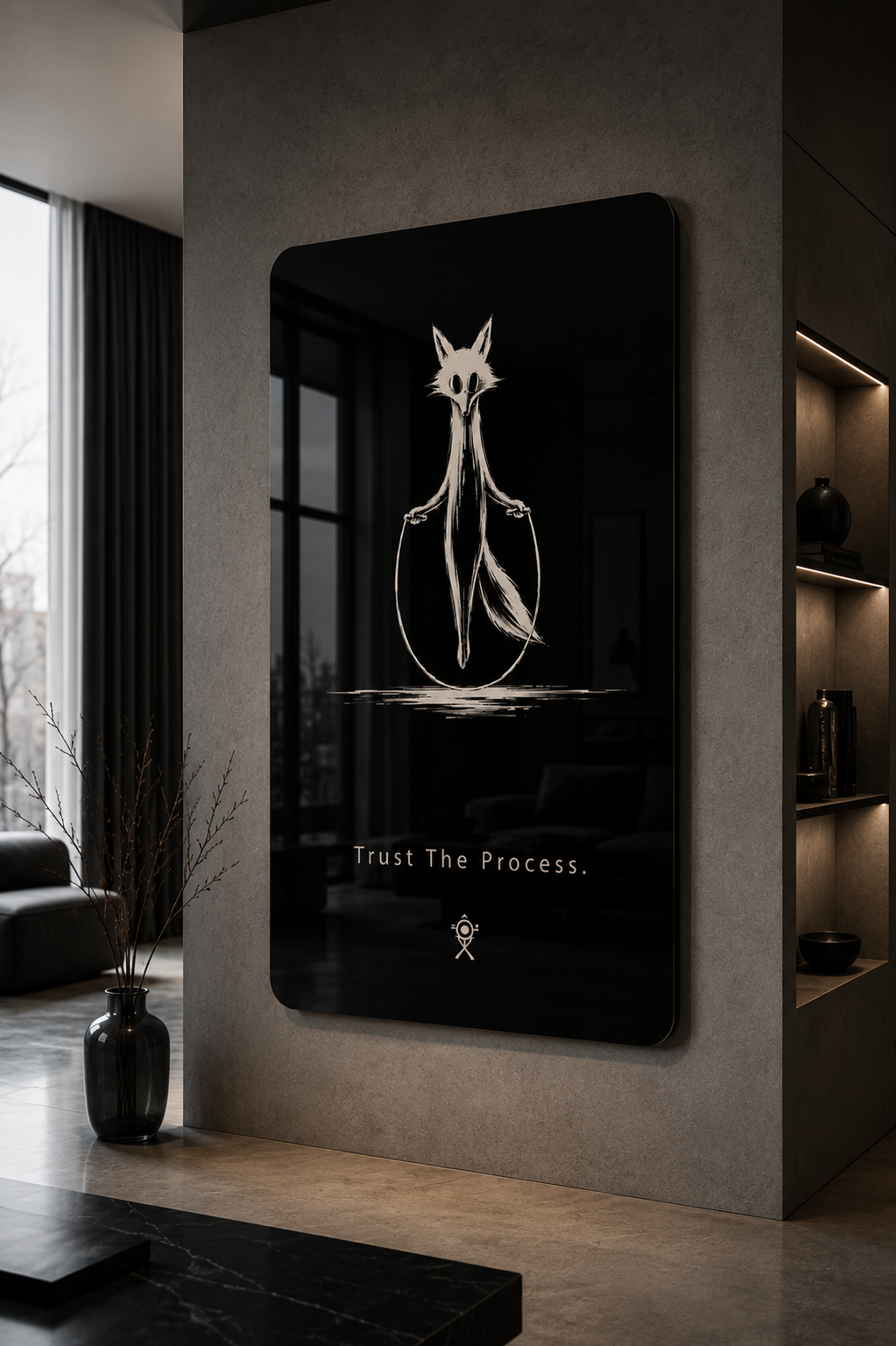 Trust The Voice Within™ | Premium Gloss Aluminum Wall Art