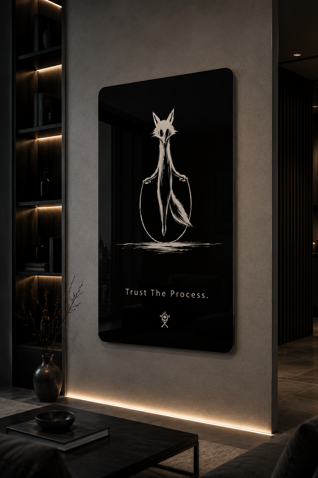 Trust The Voice Within™ | Premium Gloss Aluminum Wall Art