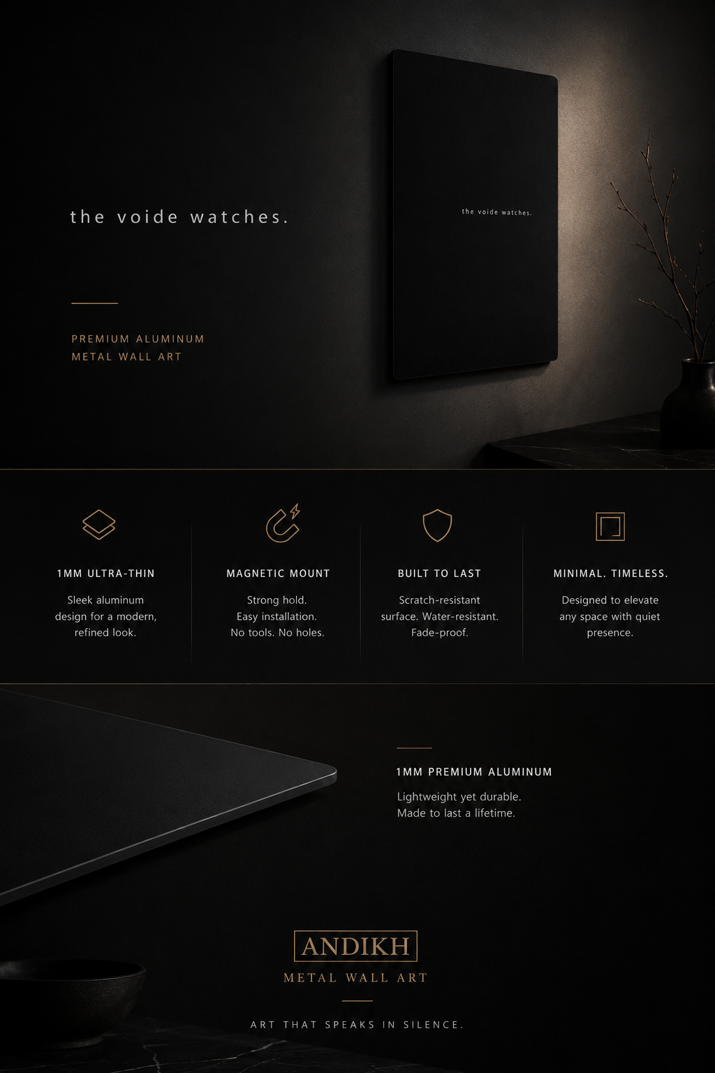 The Void Watches. | Premium Gloss Aluminum Wall Art