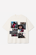 Street Cat Manga Graphic T-Shirt – 300 GSM Heavyweight Cotton Tee