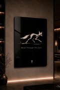 Move Through The Dark.  Title  Move Through The Dark | Premium Gloss Aluminum Wall Art