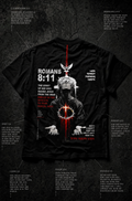 Romans 8:11 Christian Graphic T-Shirt – Gothic Anime Heavyweight 300 GSM Tee