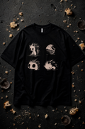 Snack Time Hedgehog Tee – Heavyweight Cotton Graphic T-Shirt