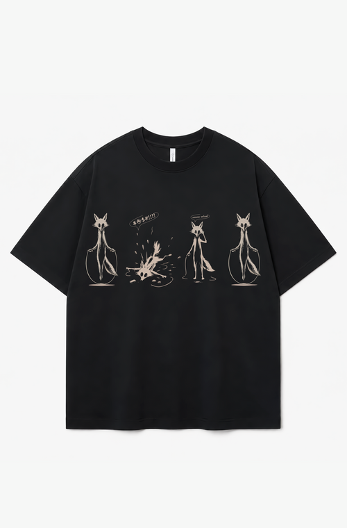 Fox jumping rope