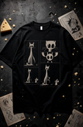 Curious Cat Graphic T-Shirt – 300 GSM Heavyweight Cotton Tee